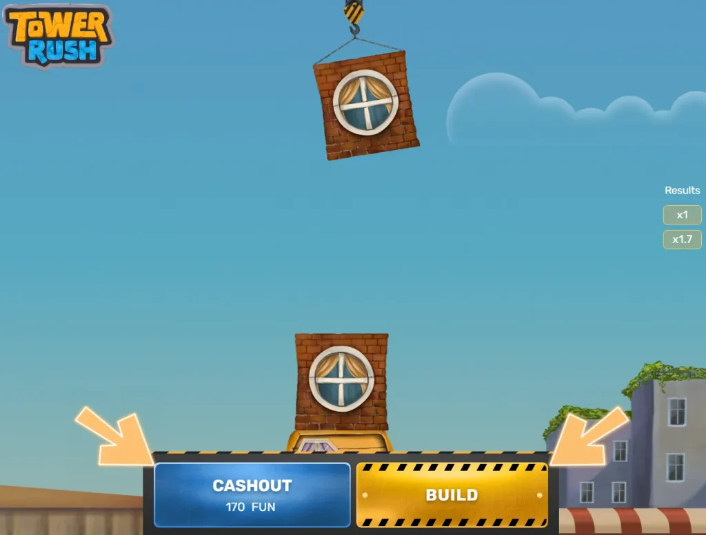Tower Rush – Mga Kontrol sa Laro